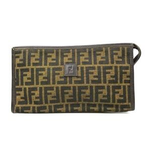 FENDI ZUCCA CANVAS CLUTCH/COSMETIC CASE
VINTAGE AUTHENTIC